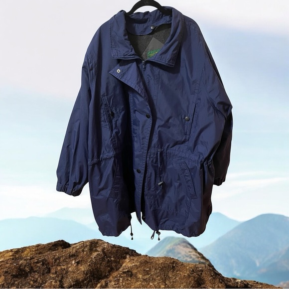 Hunters Run Other - Hunters Run Mens Blue Winter Coat Size Tag Missing (1X?) Photos Navy Blue Lined